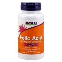 Фолиевая кислота (Folic Acid) 800 мкг и Витамин В-12, 250 таблеток