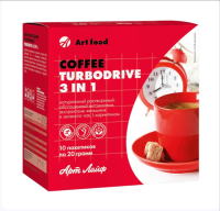 Кофе Турбо Драйв 3 в 1 (Coffee Turbodrive 3 in 1) Арт Лайф, 10 пакетов