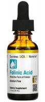 Фолиновая кислота Калифорния Голд Нутришн (Folinic Acid California Gold Nutrition), без спирта, 30 мл