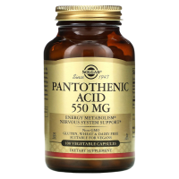 Пантотеновая кислота Солгар 550 мг (Pantothenic Acid Solgar 550 mg) - 100 капсул