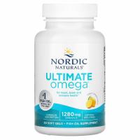 Omega Ultimate Nordic Naturals 1280 mg, 60 гелевых капсул
