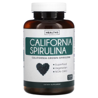 Калифорнийская спирулина (California Spirulina), Healths Harmony, 120 капсул