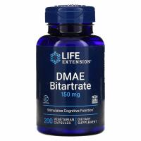  Битартрат ДМАЭ (DMAE Bitartrate) 150 mg Life Extension, 200 вегетарианских капсул
