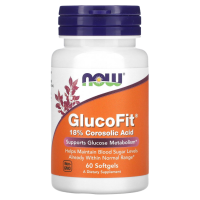 Глюкофит (GlucoFit) Now Foods, 60 капсул