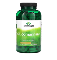 Глюкоманнан + (Glucomannan +), Swanson, 300 капсул