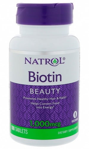 Biotin 1000 mcg Natrol (Натрол), 100 таблеток