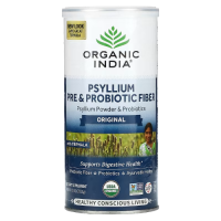 Пре и пробиотическая клетчатка подорожника, оригинальная (Psyllium Pre & Probiotic Fiber Original), Organic India, 283,5 грамма
