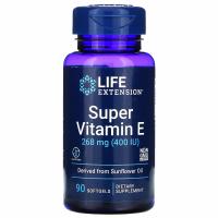 Капсулы супервитамина E (Super Vitamin E) 268 mg Life Extension, 90 гелевых капсул