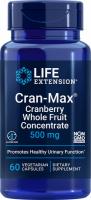 Cran-Max Концентрат цельных фруктов с клюквой 500 mg Life Extension, 60 вегетарианских капсул