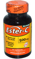 Эстер-C Американ Хелс (Ester-C American Health), 500 мг, 60 капсул