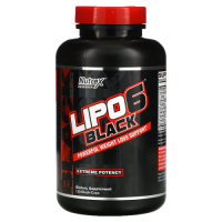 ЛИПО-6 Черный Экстремальная эффективность (LIPO-6 Black Extreme Potency), Nutrex Research, 120 черных капсул