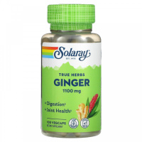 Имбирь (Ginger) 550 мг, Solaray, 100 вегетарианских капсул