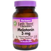 Bluebonnet Nutrition Melatonin 5 mg 120 жевательных таблеток