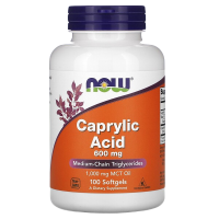 Каприловая кислота (Caprylic Acid), 100 капсул