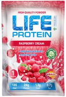 Протеин сывороточный и изолят,  Tree of Life Life Protein, малиновый йогурт, 1 порция, 30 гр