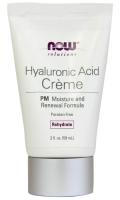 Увлажняющий ночной крем с гиалуроновой кислотой Нау Фудс (Hyaluronic Acid Cream Now Foods) - 59 мл