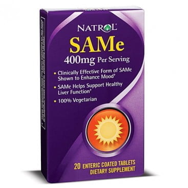SAMe 400 mg Mood Enhancer, 20 таблеток