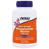Фосфатидил Серин Экстра (Phosphatidyl Serine Extra) 300 мг, Now Foods, 50 гелевых капсул