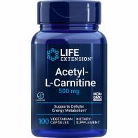 Ацетил-L-карнитин 500 mg Life Extension, 100 вегетарианских таблеток