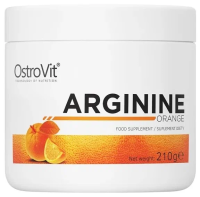 L-Аргинин (L-Arginine) со вкусом апельсина, OstroVit, 210 грамм