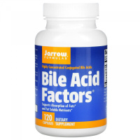 Препарат желчных кислот (Bile Acid Factors) 50 мг, Jarrow Formulas, 120 капсул  