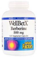 Берберин 500 мг Natural Factors, 120 вегетарианских капсул