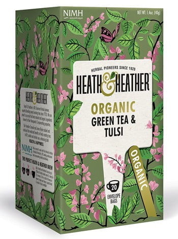 Зеленый чай с базиликом Органик, 20 пакетиков