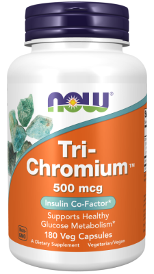 Хром (Tri-Chromium), 500 мкг, 180 капсул