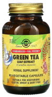 Экстракт листьев зеленого чая Солгар (Green Tea Leaf Extract Solgar) - 60 капсул