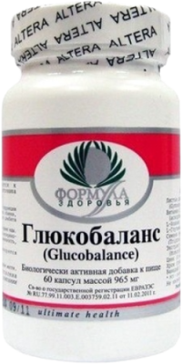 Глюкобаланс (Glucobalance) Альтера Холдинг, 60 капсул