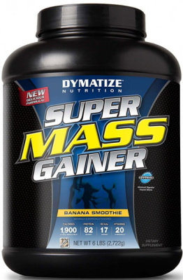 Dymatize Super Mass Gainer (Диматайз Супер Масс Гейнер) углеводно-белковый коктейль 2730г