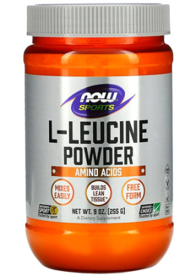 Порошок L-лейцина Нау Спортс (L-Leucine Powder Now Sports), 255 г