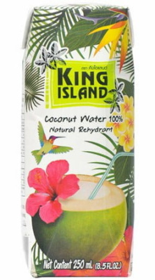 100% Кокосовая вода без сахара King Island (Кинг Исланд)