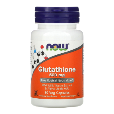 Глутатион (Glutathione), 500 мг, 30 капсул