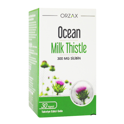Молочный чертополох (Ocean milk thistle), 300 мг, ORZAX, 30 капсул