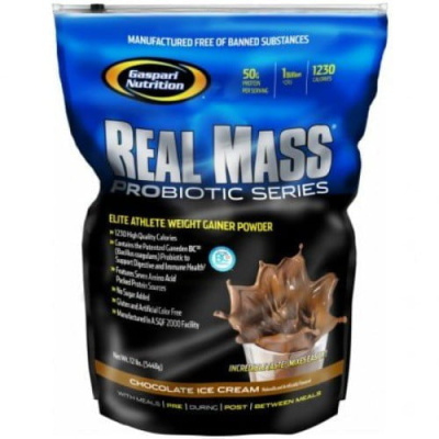 Gaspari Nutrition Real Mass Probiotic Series (Гаспари Нутришн Реал Масc Пробиотик Сериес) 5480 гр 12lb