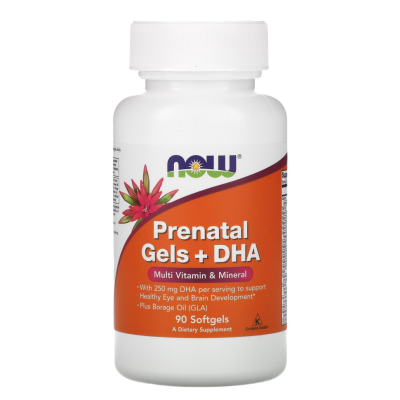 Пренатал Гельс+ДГК (Prenatal Gels + DHA), 90 капсул