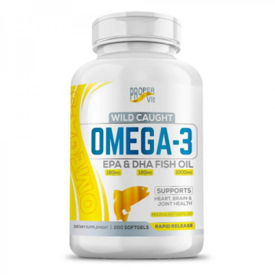 Proper Vit Omega 3 Fish Oil 1000 mg 200 гелевых капсул