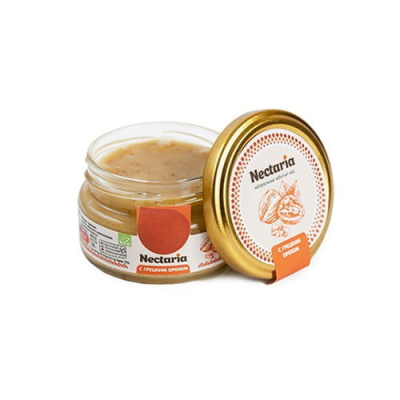 Взбитый мед с грецким орехом Nectaria 250 грамм