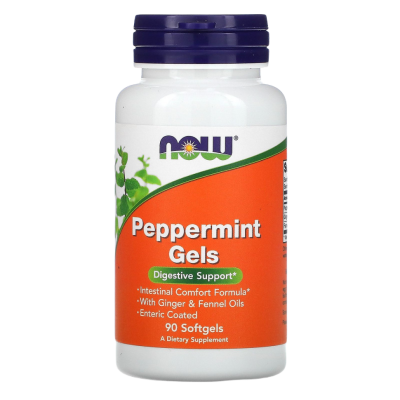 Мята перечная (Peppermint Gels), 90 капсул