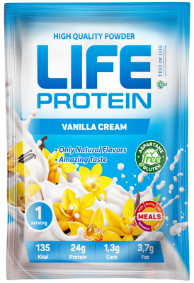 Протеин сывороточный и изолят,  Tree of Life Life Protein, ваниль, 1 порция, 30 гр