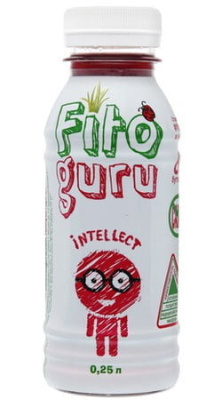 Напиток "Intellect Гранат, черноплодная рябина, мелисса", пэт Fitoguru (Фитогуру)