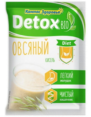 Кисель detox bio Diet "Овсяный" Компас здоровья
