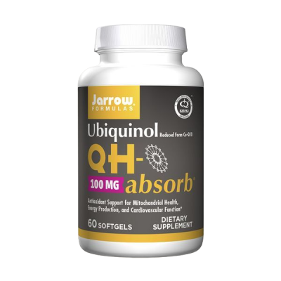 Убихинол (Ubiquinol QH-Absorb) 100 мг, Jarrow Formulas, 60 гелевых капсул