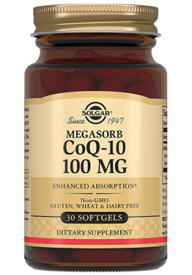 Коэнзим Q-10 Солгар 100 мг (Coenzyme Q-10 - CoQ-10 Solgar 100 mg) - 30 капсул