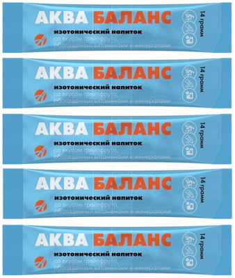 Изотонический Напиток Аква Баланс Арт Лайф, 15 саше-пакетов - Фото 2