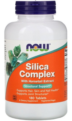 Кремниевый комплекс Нау Фудс (Silica Complex Now Foods), 180 таблеток
