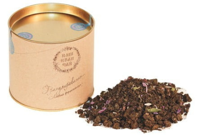 Иван-чай гранулированный, легкой ферментации в тубусе Наш Иван чай