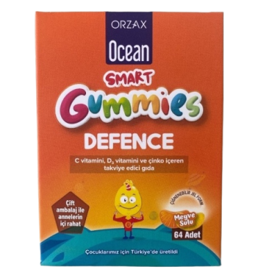 Витаминные мармеладки для иммунитета (Ocean smart gummies defence), ORZAX, 64 мармеладки