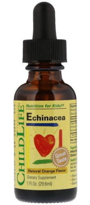 Essentials ChildLife, эхинацея с натуральным вкусом апельсина, 29,6 мл